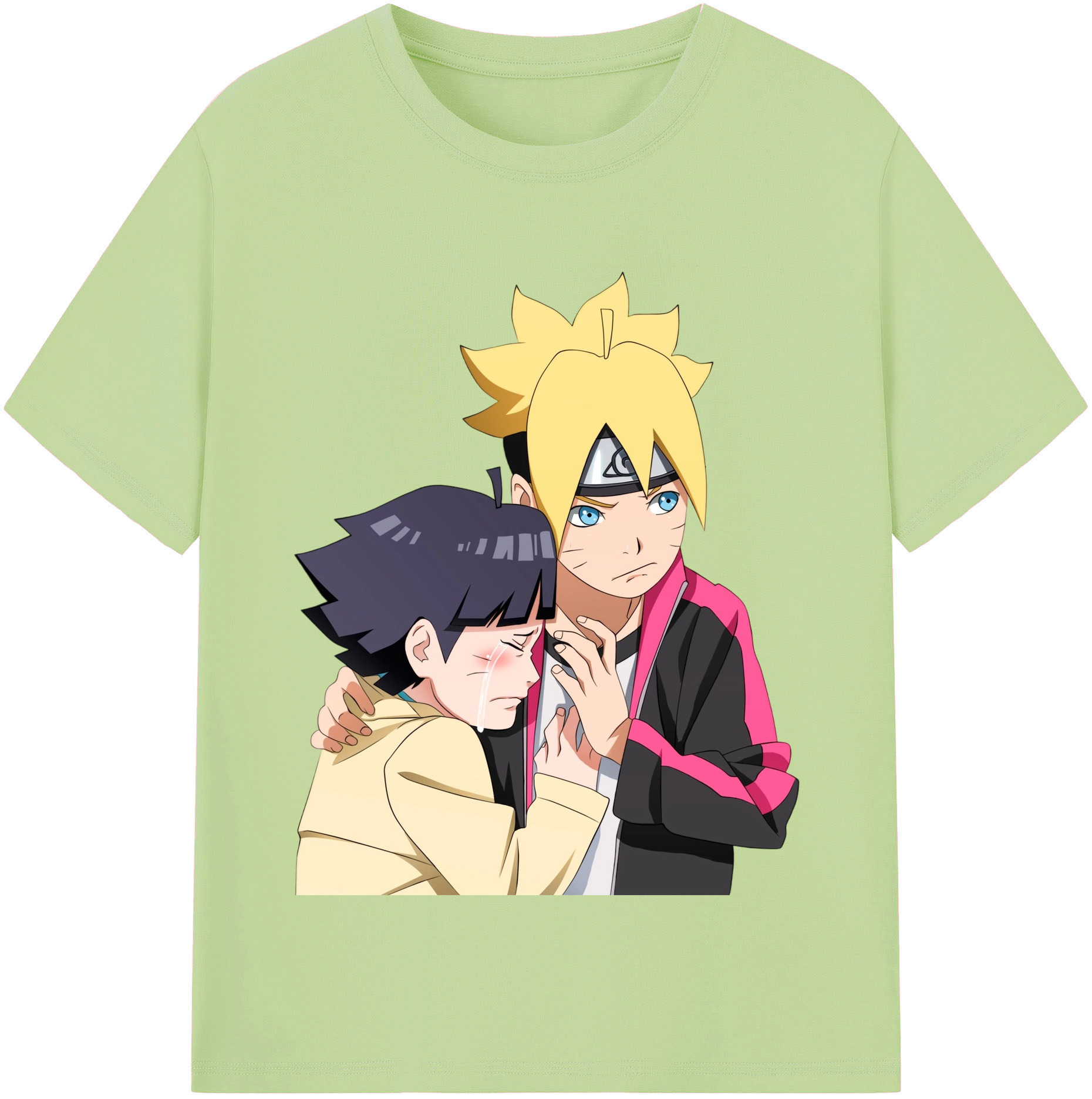 （画像用） NARUTO -ナルト- うずまき ボルト Uzumaki Boruto 綿100％半袖Tシャツ（フロントプリント）